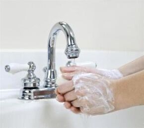 Sprječavanje infekcije crvima - pranje ruku